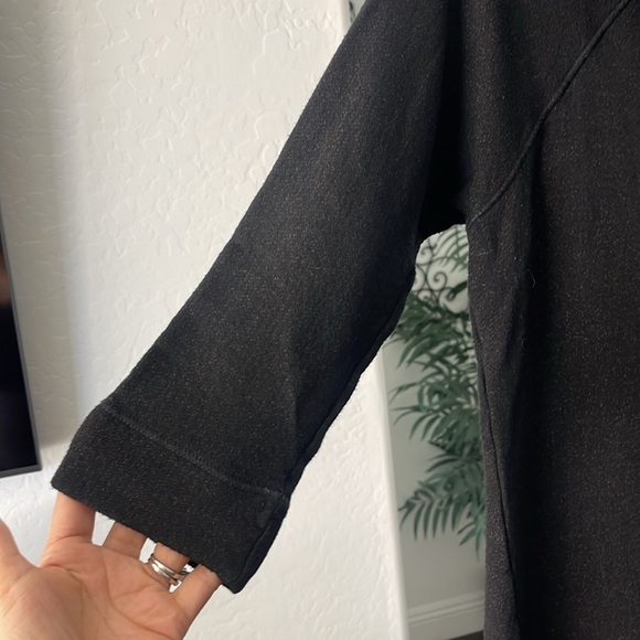 Evereve and Michael Stars Cowlneck long sleeve Dress Dark Charcoal Black Size S. - Picture 5 of 11